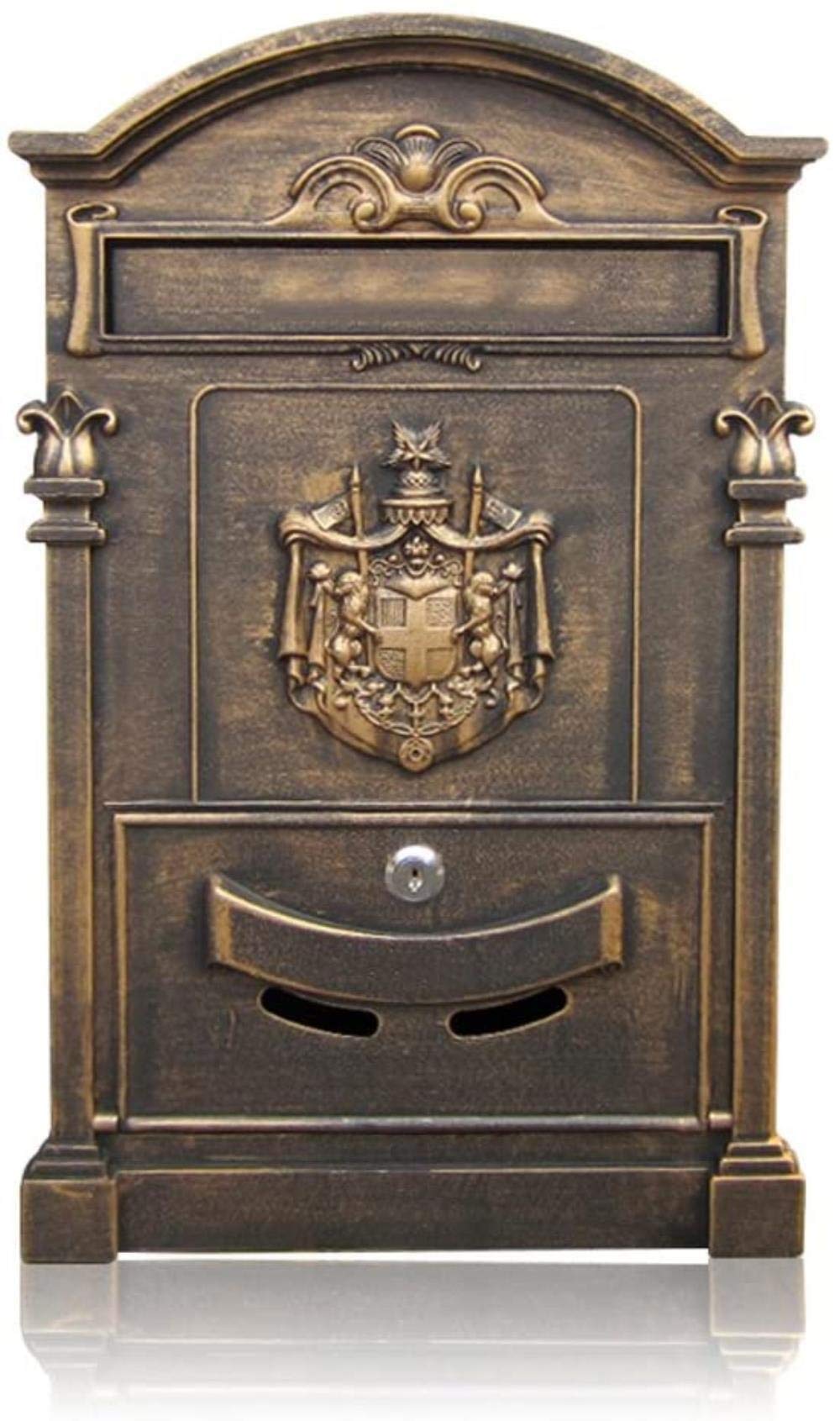 Waterproof Outdoor Wall-Mounted Mailbox with Lock - Villa & Garden Letter Box (Color A/B) | Durable Rainproof Postbox for Home, Office & Commercial Use