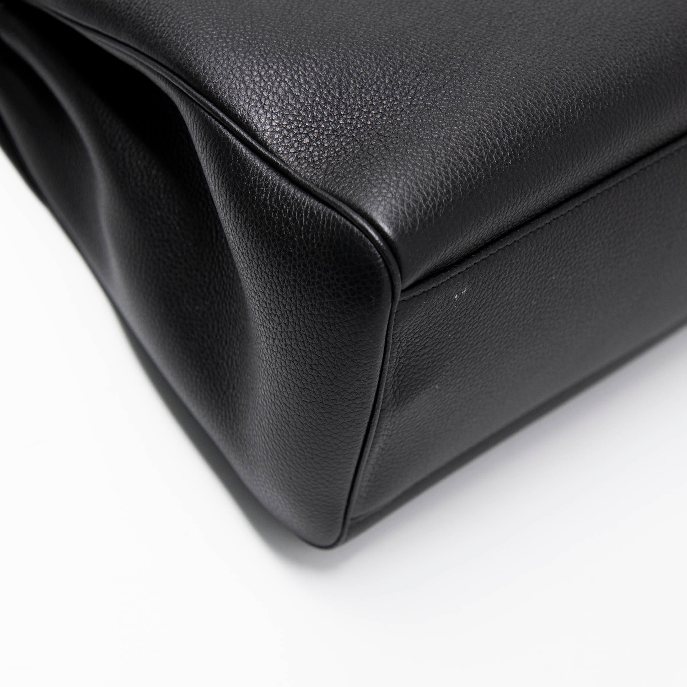 Celine Black Medium Soft 16 Leather Shoulder Bag - Luxury Handbag for Women, Perfect for Work, Travel & Everyday Use