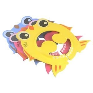 Mezon's Adjustable Fish-Shaped Baby Shower Cap - Soft & Waterproof Infant Bathing Hat for Newborns & Toddlers - Perfect for Bath Time, Swimming & Hair Protection