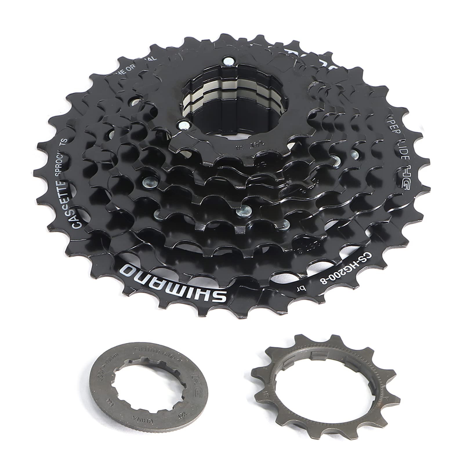 Hycline 8-Speed Bike Cassette CS-HG200 - 12-32 Teeth Bicycle Sprocket for Road & Mountain Bikes - Perfect for Commuting, Racing & Off-Road Cycling