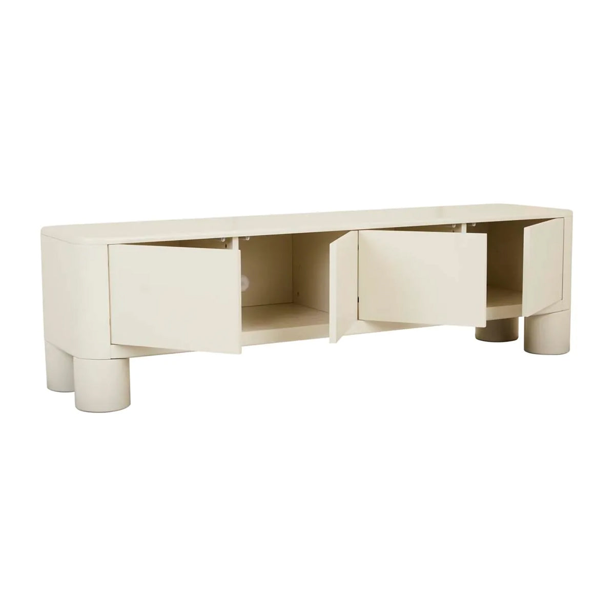 Frankie Entertainment Unit - Modern TV Stand with Storage for Living Room, Bedroom & Home Theater | Perfect for TVs up to 65 inches