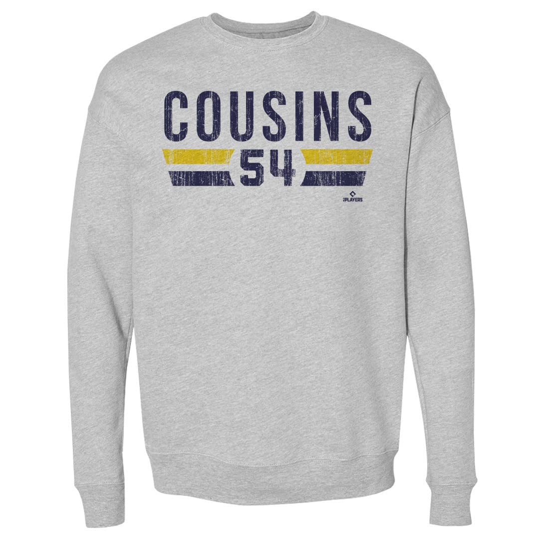Jake Cousins Crewneck Sweatshirt - Milwaukee Font Style | Comfortable Cotton Pullover for Men | Perfect for Casual Wear, Sports Events & Fan Apparel