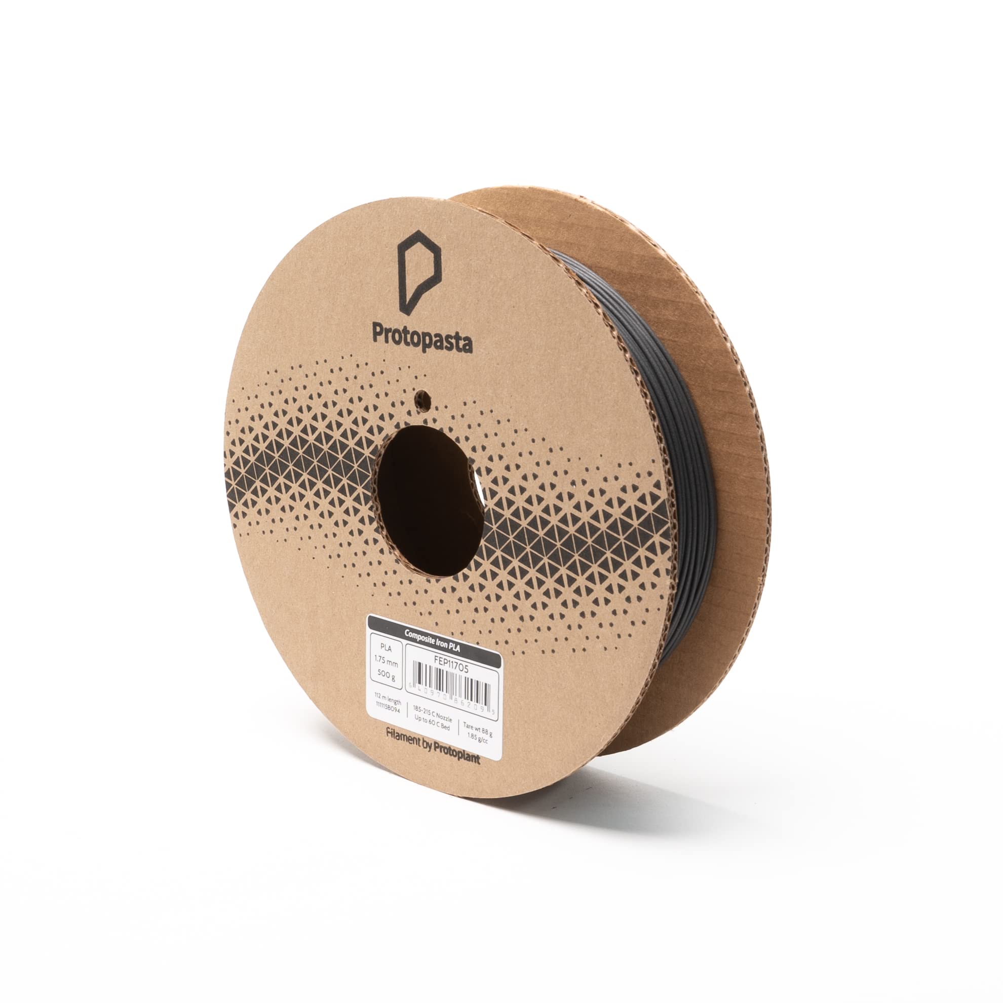 Protopasta Magnetic Iron Filled PLA 3D Printer Filament 1.75mm | 500g Spool | High Strength & Precision for DIY Projects, Model Making & Prototyping
