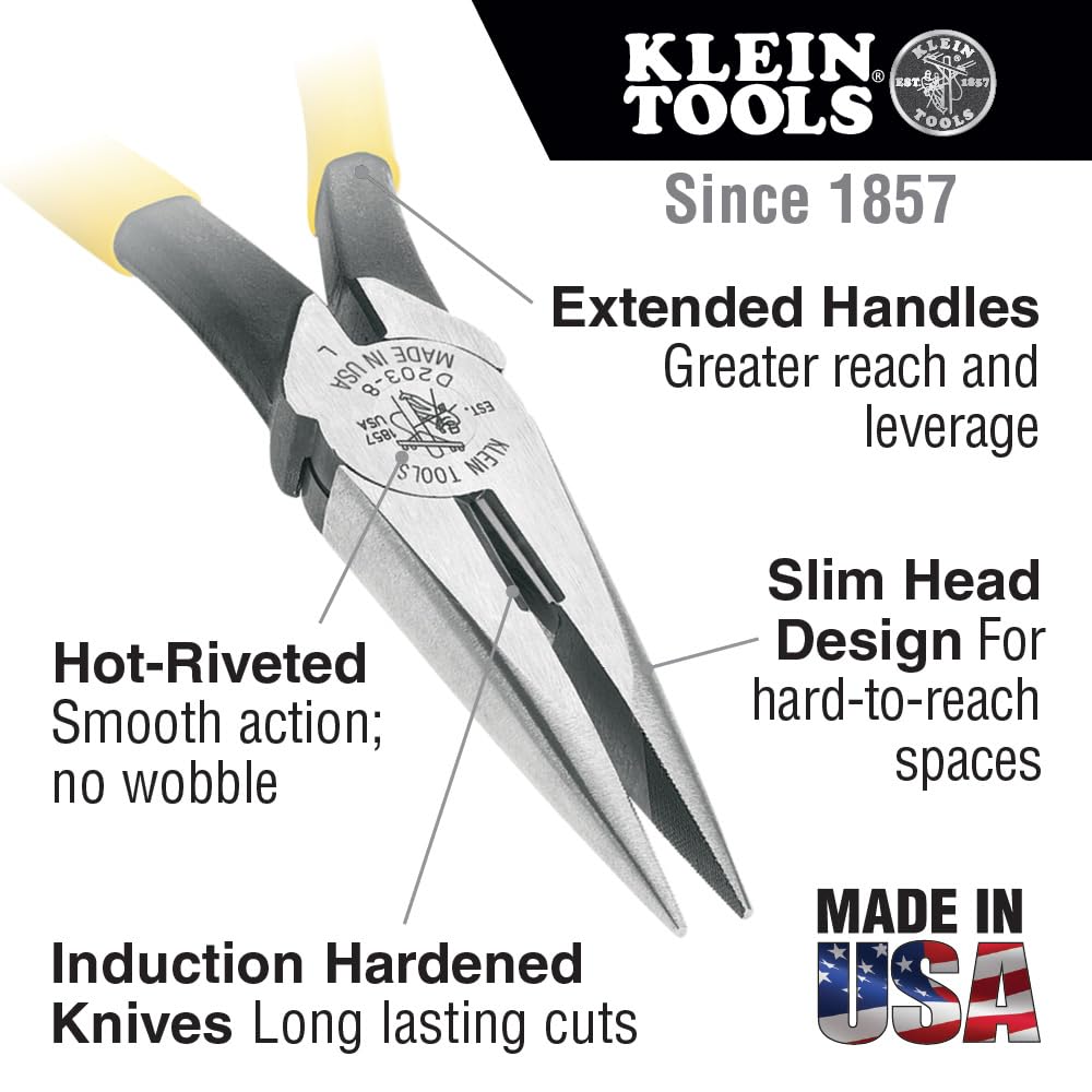 Klein Tools 12-Piece Hand Tools Kit with Pliers & Screwdrivers for Electricians & DIY