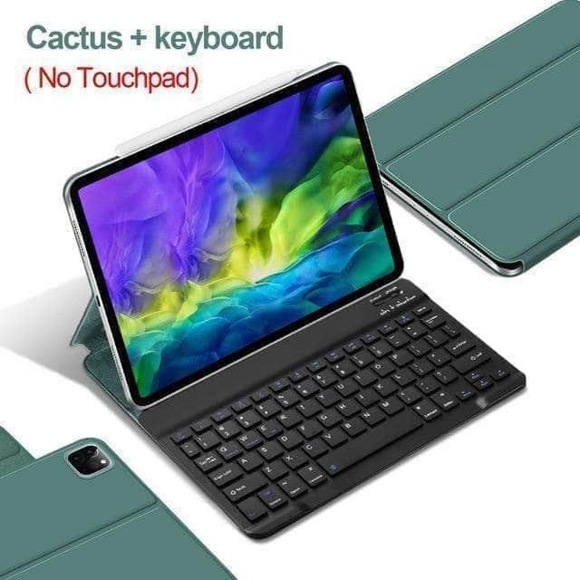 Magnetic Bluetooth Keyboard Case for iPad - Ultra-Slim & Wireless Keyboard Cover with Multi-Device Connectivity - Perfect for Work, Travel & Home Office Use
