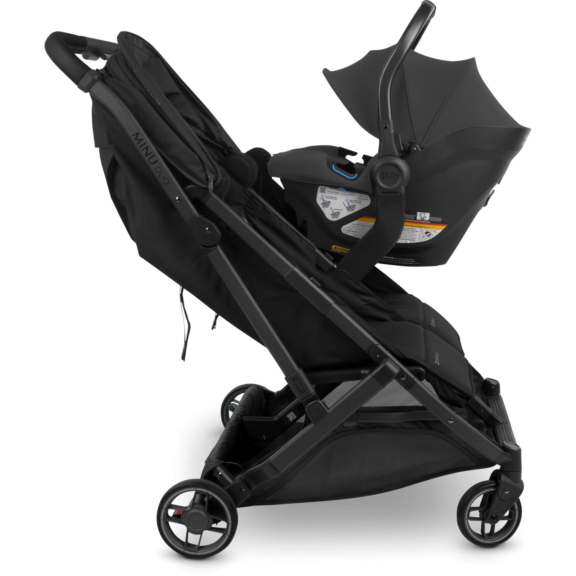 UPPAbaby Minu Duo Infant Car Seat Adapters - Compatible with Mesa, Mesa V2, Mesa Max & Aria - Perfect for Travel & Everyday Use with Strollers