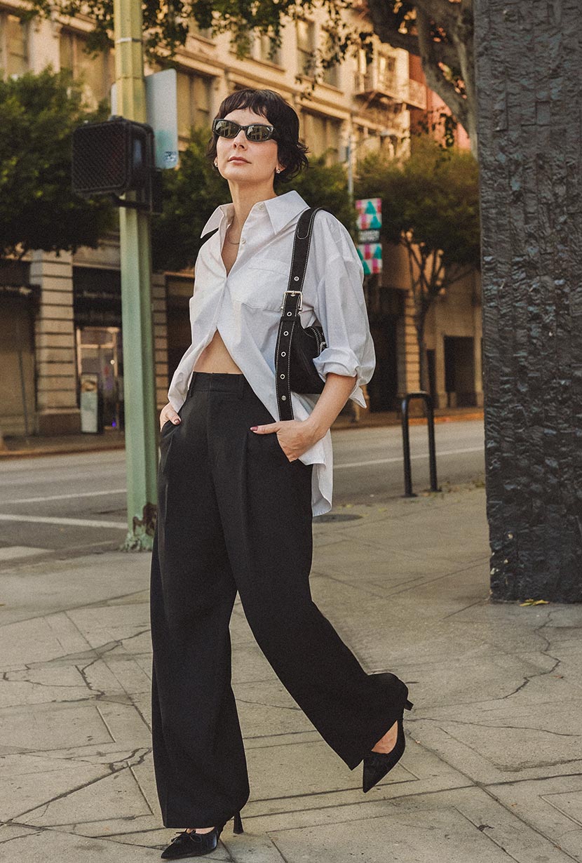Alanis Women's Black Pants - Stylish & Comfortable for Work, Travel & Casual Wear