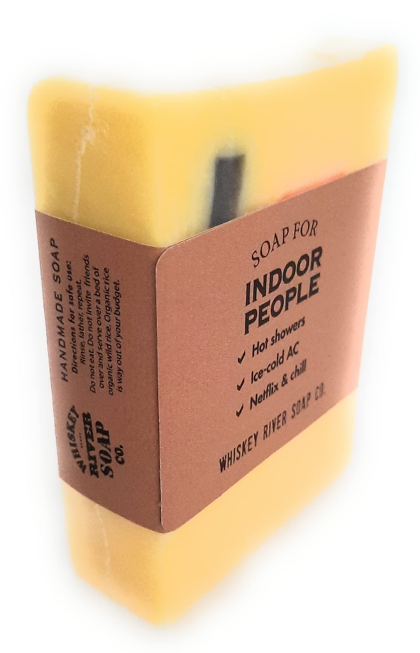 Whiskey River Soap - All-Natural Handmade Bar Soap for Men & Women | Moisturizing & Exfoliating | Perfect for Dry Skin Care, Gifts & Home Spa Relaxation