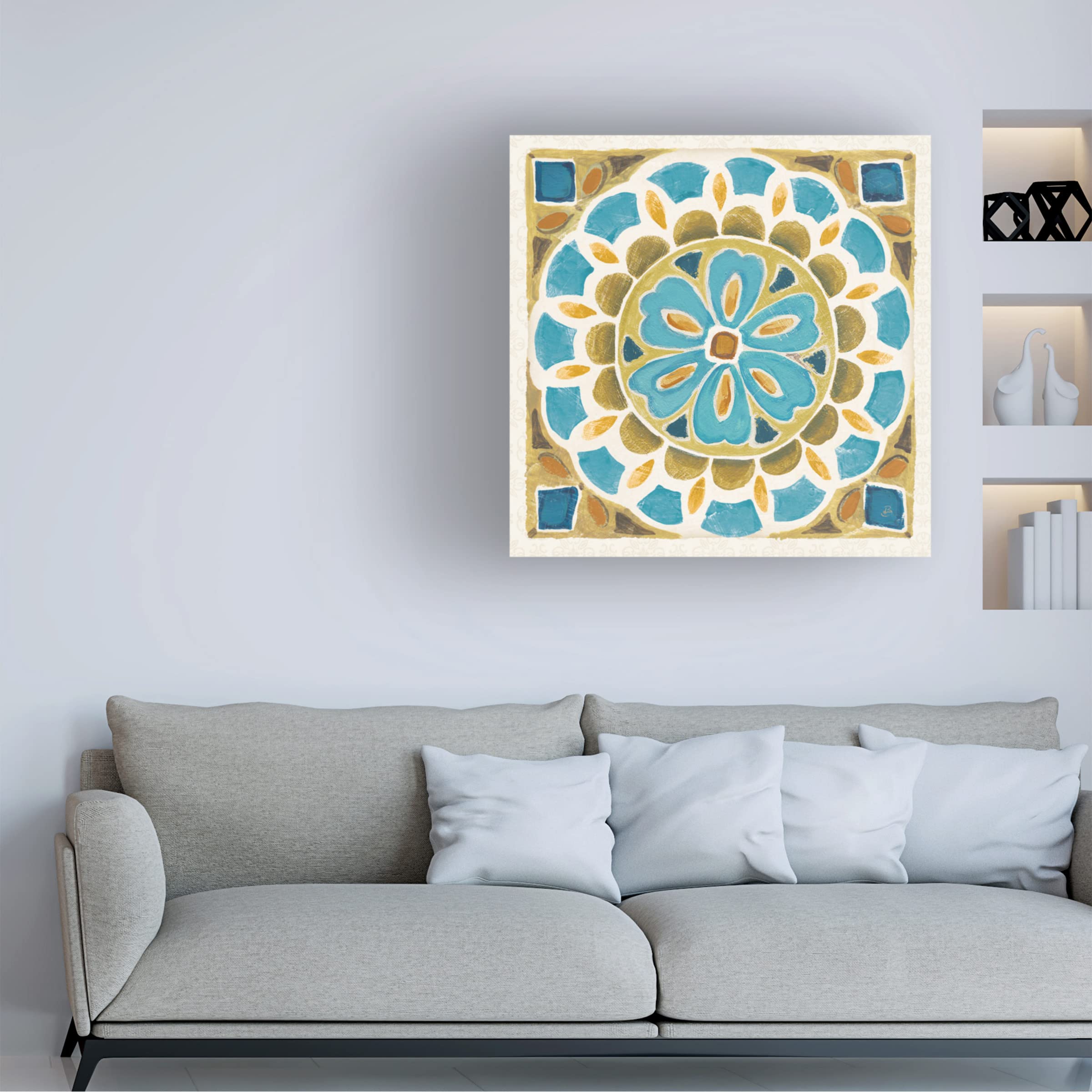 Trademark Fine Art 'Love Tales VIII' Canvas Wall Art by Daphne Brissonnet - Romantic Home Decor for Living Room, Bedroom & Office