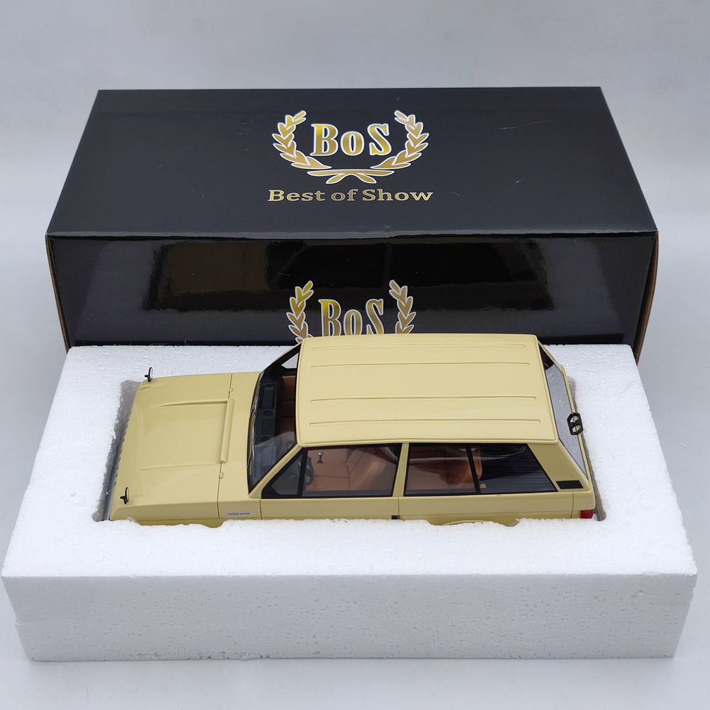 1970 Land Rover Range Rover Suffix A 1/18 Scale Beige Resin Model Car - Limited Edition Collectible Gift for Car Enthusiasts & Home Office Decor