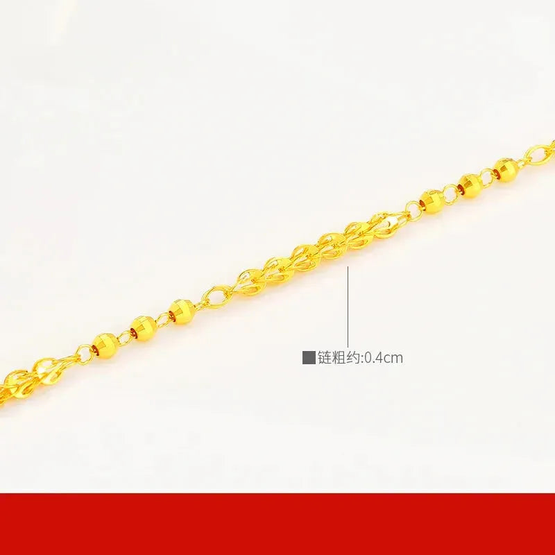 24K Pure Gold Bracelet 999 Solid Real Gold Bangle - Elegant Butterfly Design, Trendy Classic Jewelry for Women | Perfect for Gifts, Parties, and Special Occasions