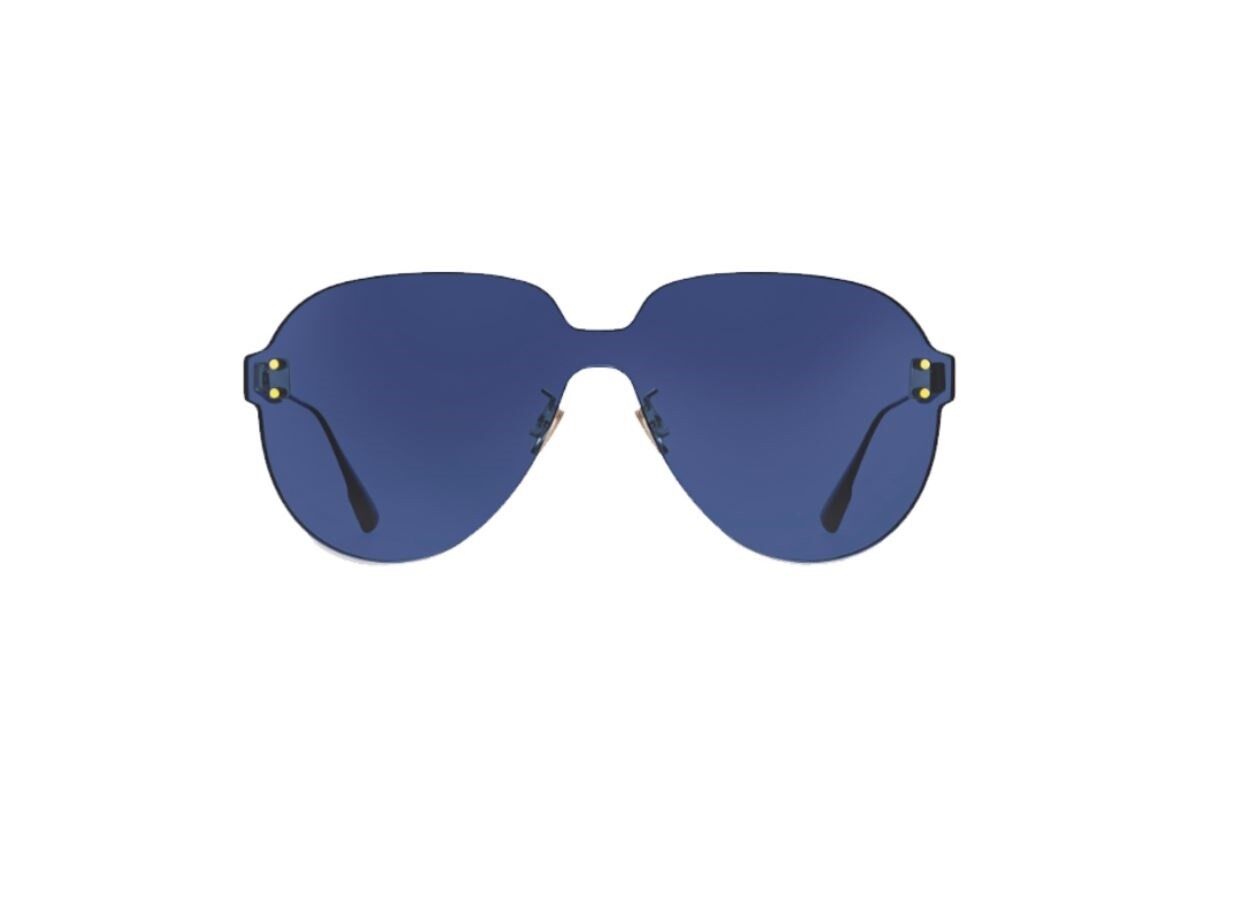 Christian Dior Color Quake Gold Sunglasses for Women - Luxury Designer Shades with UV Protection - Perfect for Beach, Driving & Fashion Outfits