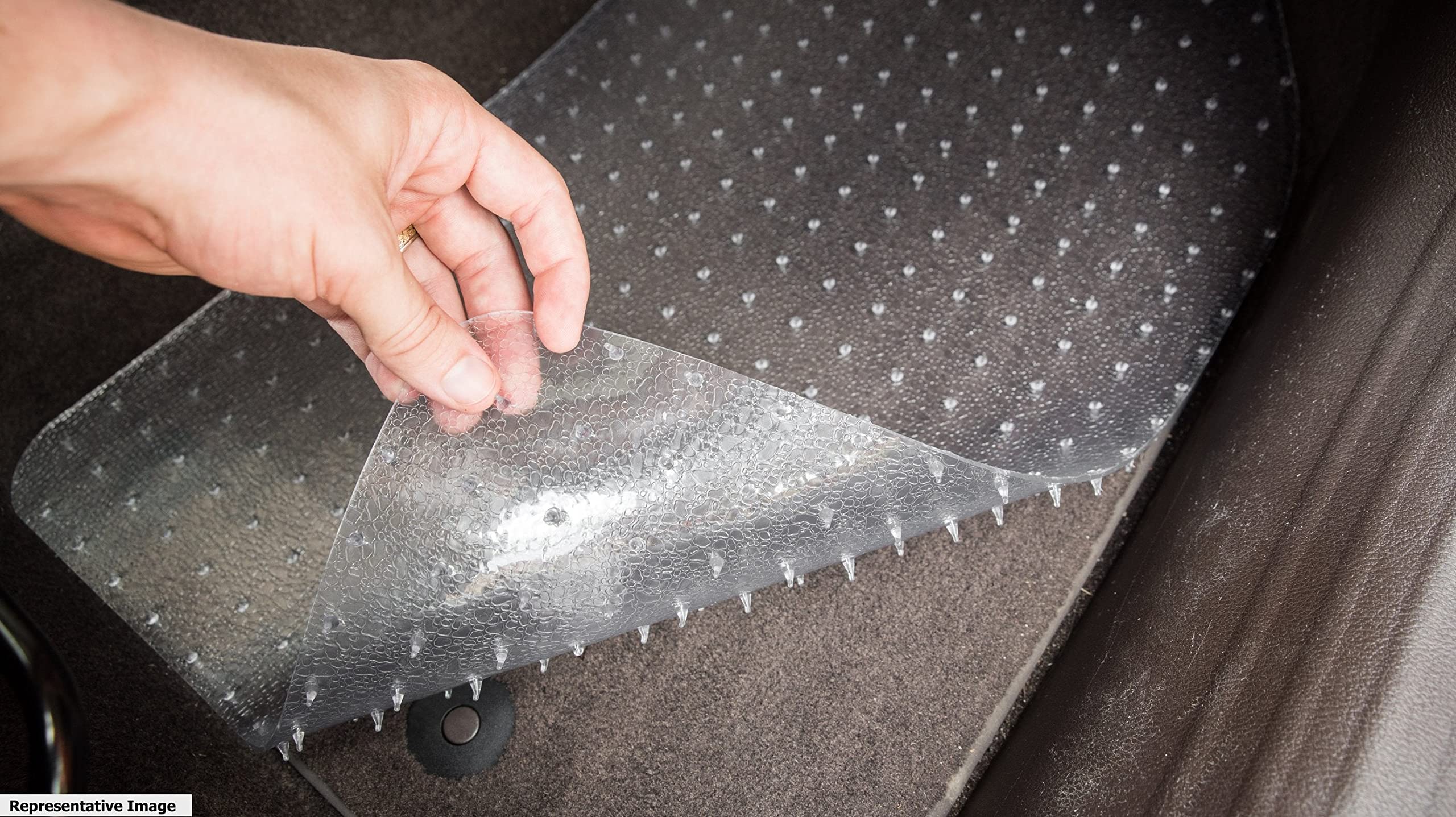 Premium Clear Floor Mats for Lexus ES 250 (2022-2023) - 1st & 2nd Row Protection - USA Made - Durable Overlay Mats for Car Interior Protection - Perfect for All-Weather Use & Easy Cleaning