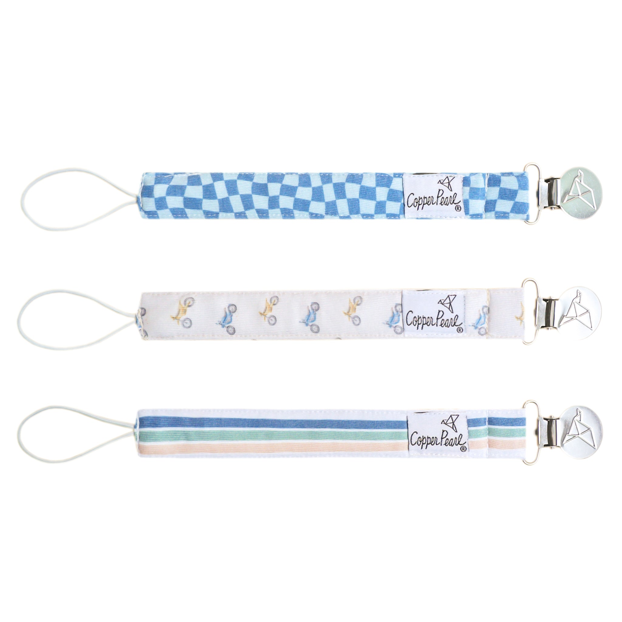 Binky Clips for Pacifiers - Secure Baby Pacifier Holder with Adjustable Strap | Perfect for Strollers, Car Seats & On-the-Go Parenting
