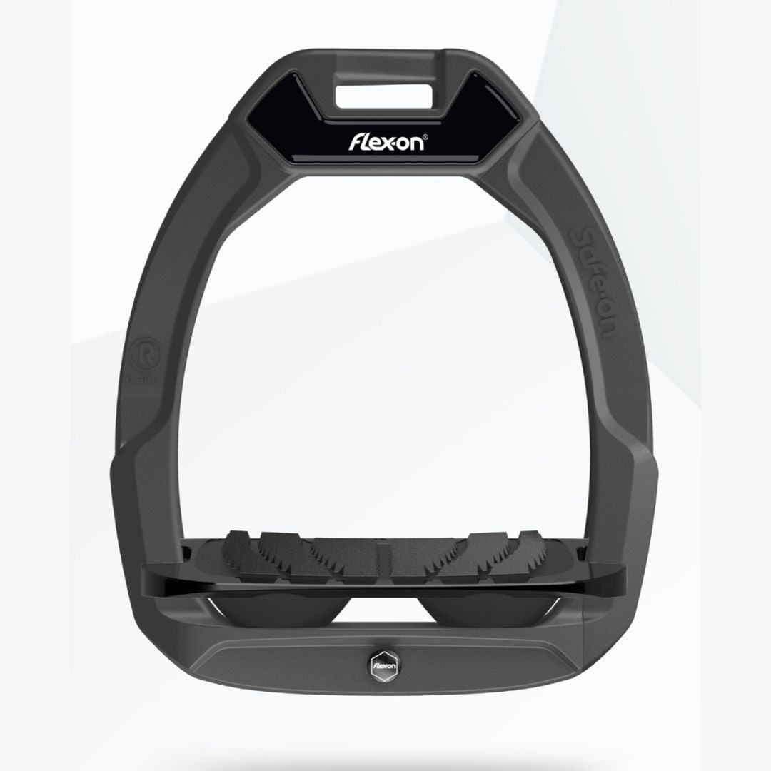 Customizable Flex on SafeOn Safety Stirrups - Adjustable & Secure Horse Riding Stirrups for Equestrians - Perfect for Trail Riding, Dressage & Jumping