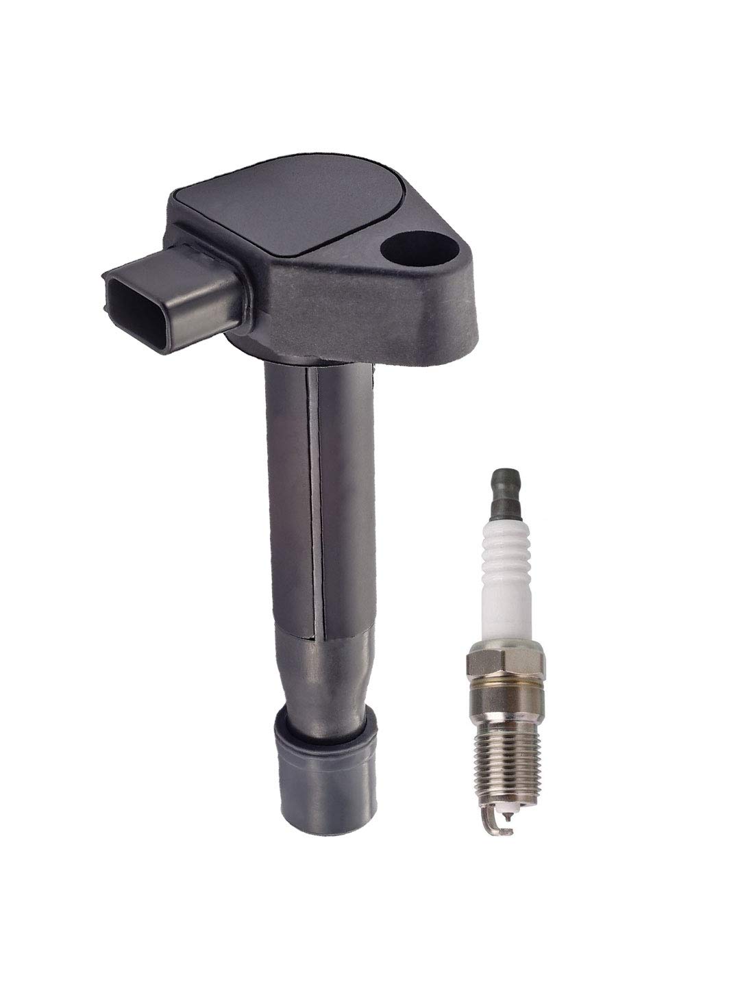 ENA 6-Piece Ignition Coil Pack & Spark Plugs Set - Compatible with Honda Acura RL 3.5 (2005-2008), TL 3.2/3.5 (2004-2008), Accord 3.0 (2005-2007) - Replaces 9091902247 - Perfect for Engine Performance & Tune-Up