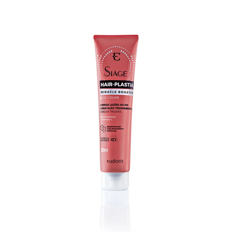Eudora Siàge Acidcolor Hair Plastia Booster 100ml / 3.38 fl oz - Professional Hair Color Treatment for Vibrant, Long-Lasting Results | Perfect for Salon Use & At-Home Hair Care
