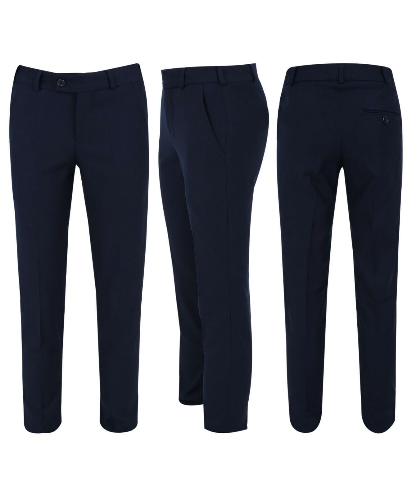 Boys Page Boy Slim Fit Wedding Suit 7-Piece Complete Set - Formal Attire for Ring Bearers, Flower Boys & Special Occasions