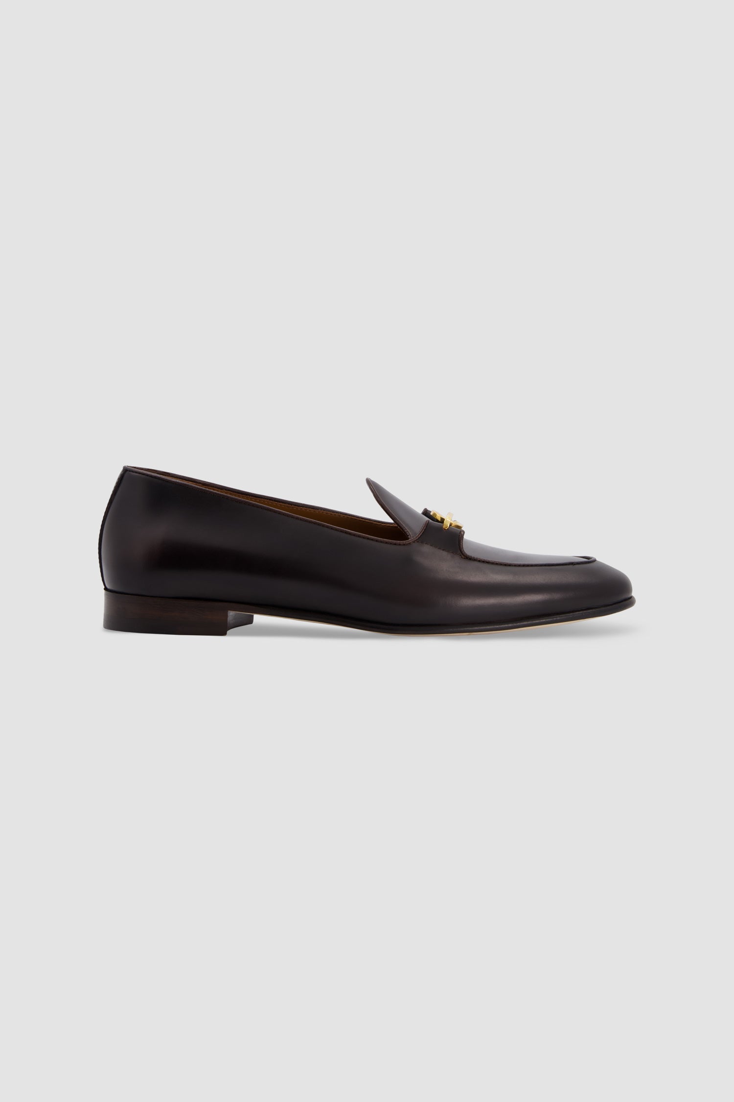 Edhen Milano Comporta Lock Brown Leather Loafers for Men - Genuine Leather Slip-On Dress Shoes - Comfortable & Stylish for Office, Business, Wedding & Casual Wear