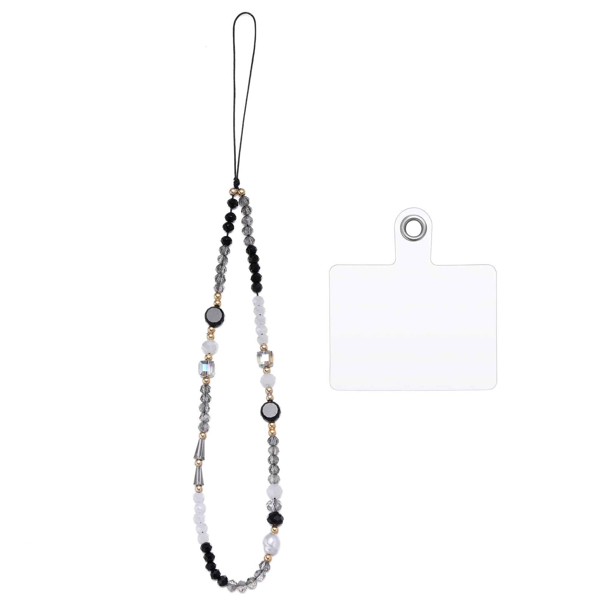 Handmade Beaded Phone Charm with Tether Tab & Wrist Strap - Stylish Accessory for Phone Cases | Perfect for iPhone, Samsung & Smartphone Protection (Gifts, Selfie Stick, Keychain, Everyday Use)