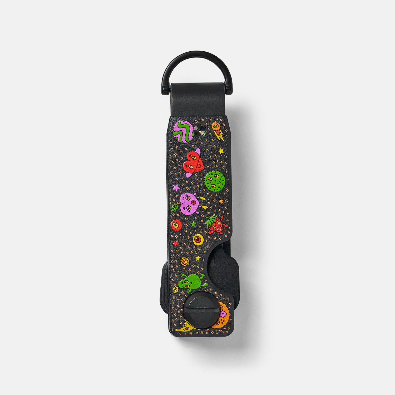Ridge KeyCase - Premium Key Holder with RFID Blocking | Claire Morales Space Fruit Design | Perfect for Travel, Office & Everyday Use