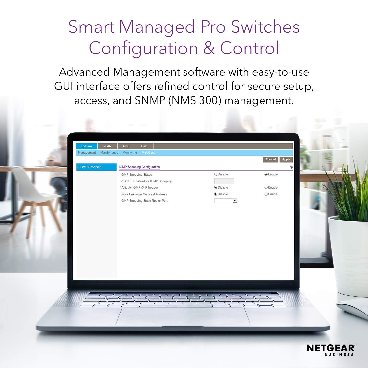 NETGEAR GS748T 48-Port Gigabit Ethernet Smart Managed Pro Switch with 4 x 1G SFP | Desktop/Rackmount | ProSAFE Certified Renewed | Ideal for Business Networks, Data Centers & Office IT Infrastructure