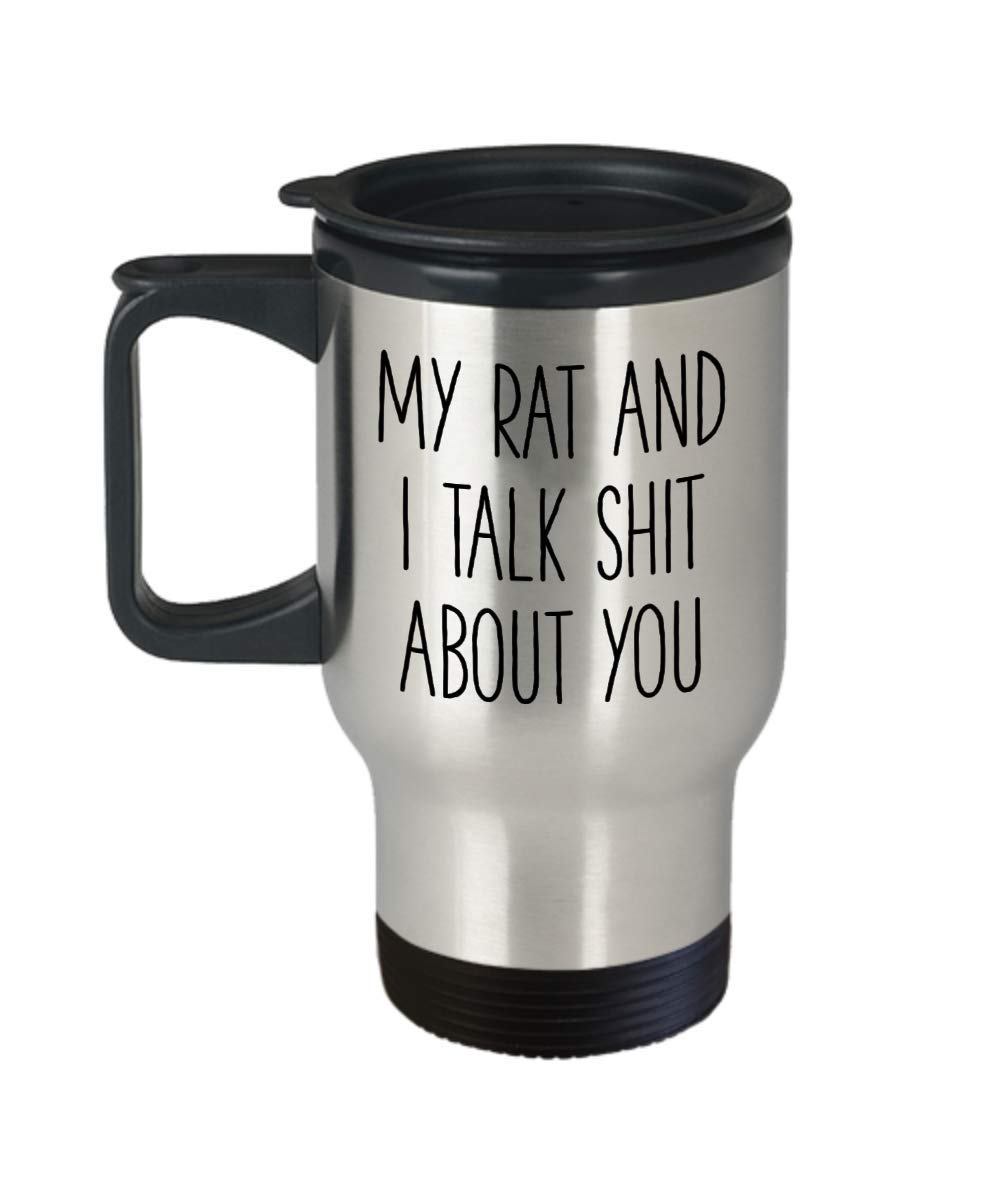 Funny Rat Themed Coffee Mug - Perfect Gift for Rat Lovers & Owners - Novelty Rat Merchandise - Great for Coffee, Tea & Office Use