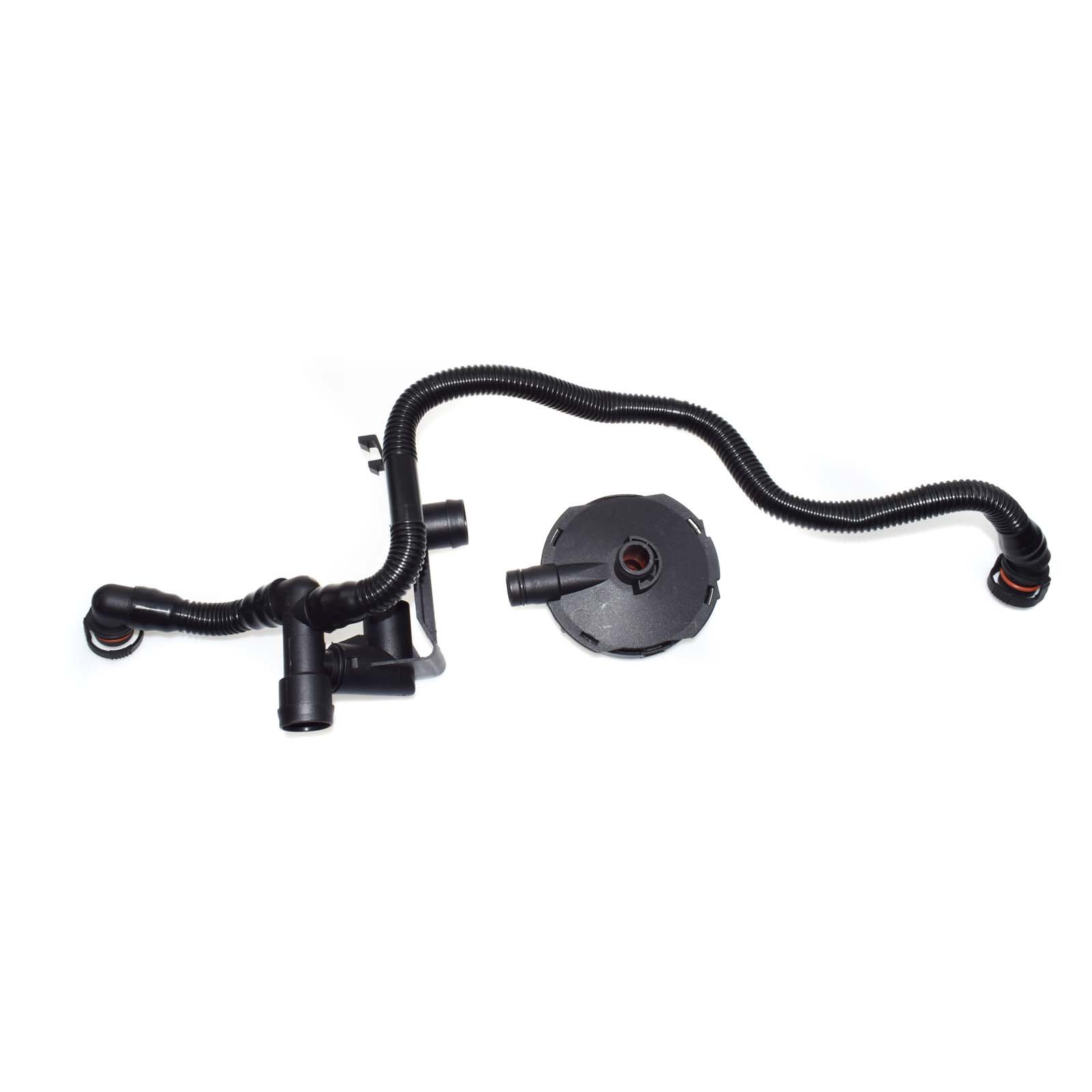 Audi A4 A6 Quattro 3.0 Crankcase Vent Valve & PCV Vacuum Hose Replacement - OEM Quality Breather Hose for Improved Engine Performance & Emissions Control - Perfect for DIY Auto Repair & Maintenance