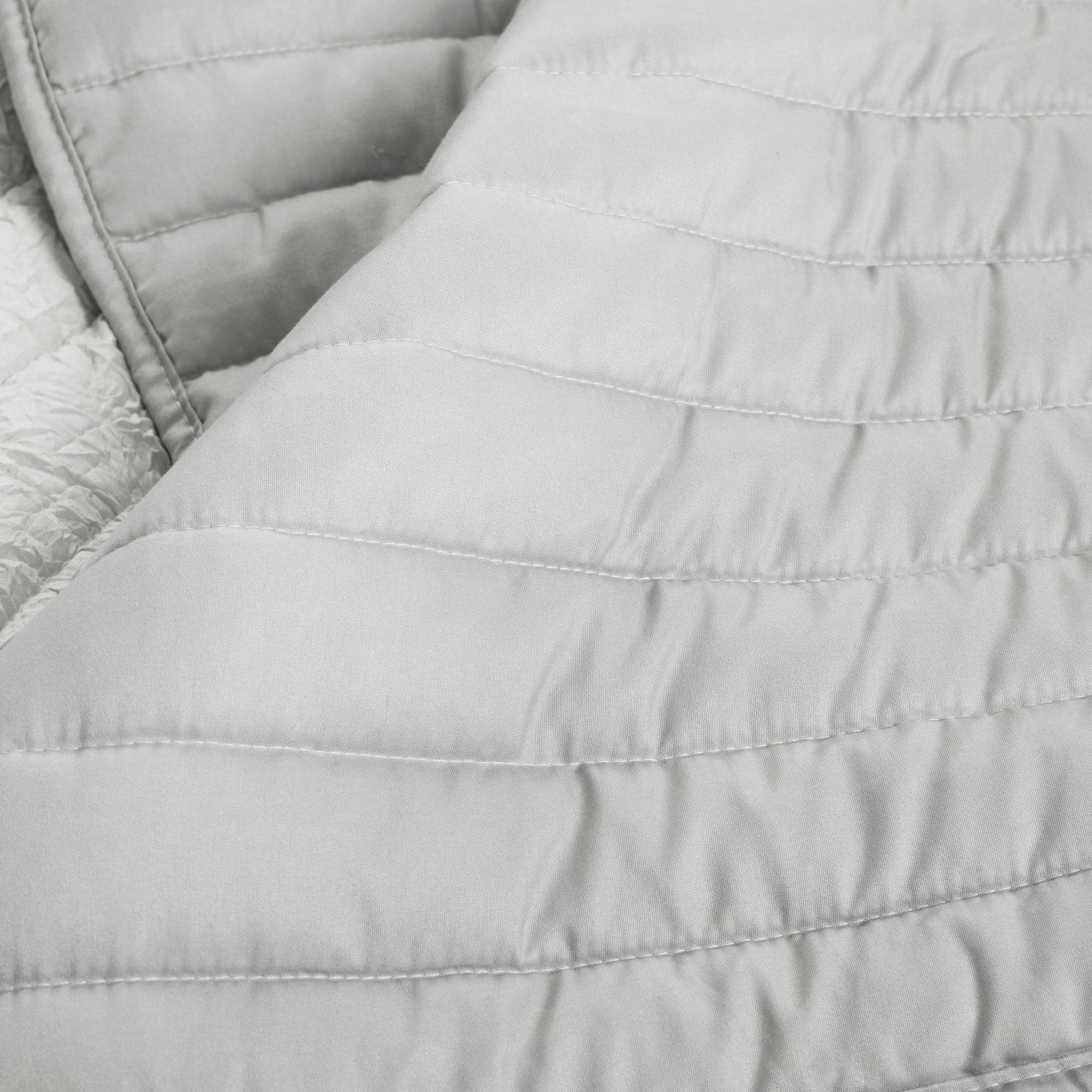 Crinkle Ombre Oversized Quilt 3-Piece Set - Soft Textured Bedding for Master Bedroom, Guest Room & Cozy Home Decor