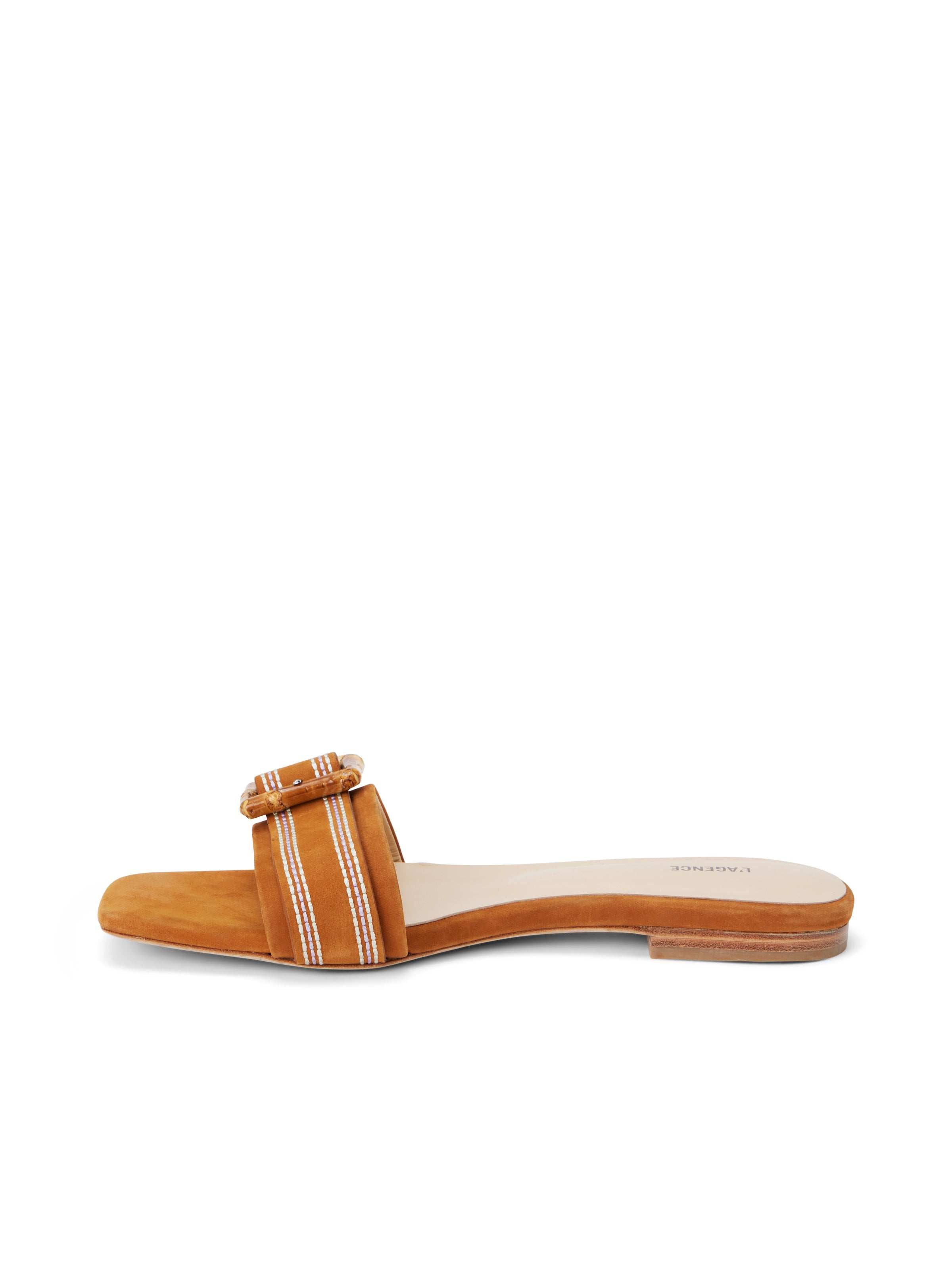 Aurelie Women's Buckle Strap Sandals - Comfortable Summer Casual Shoes for Beach, Walking & Outdoor Activities