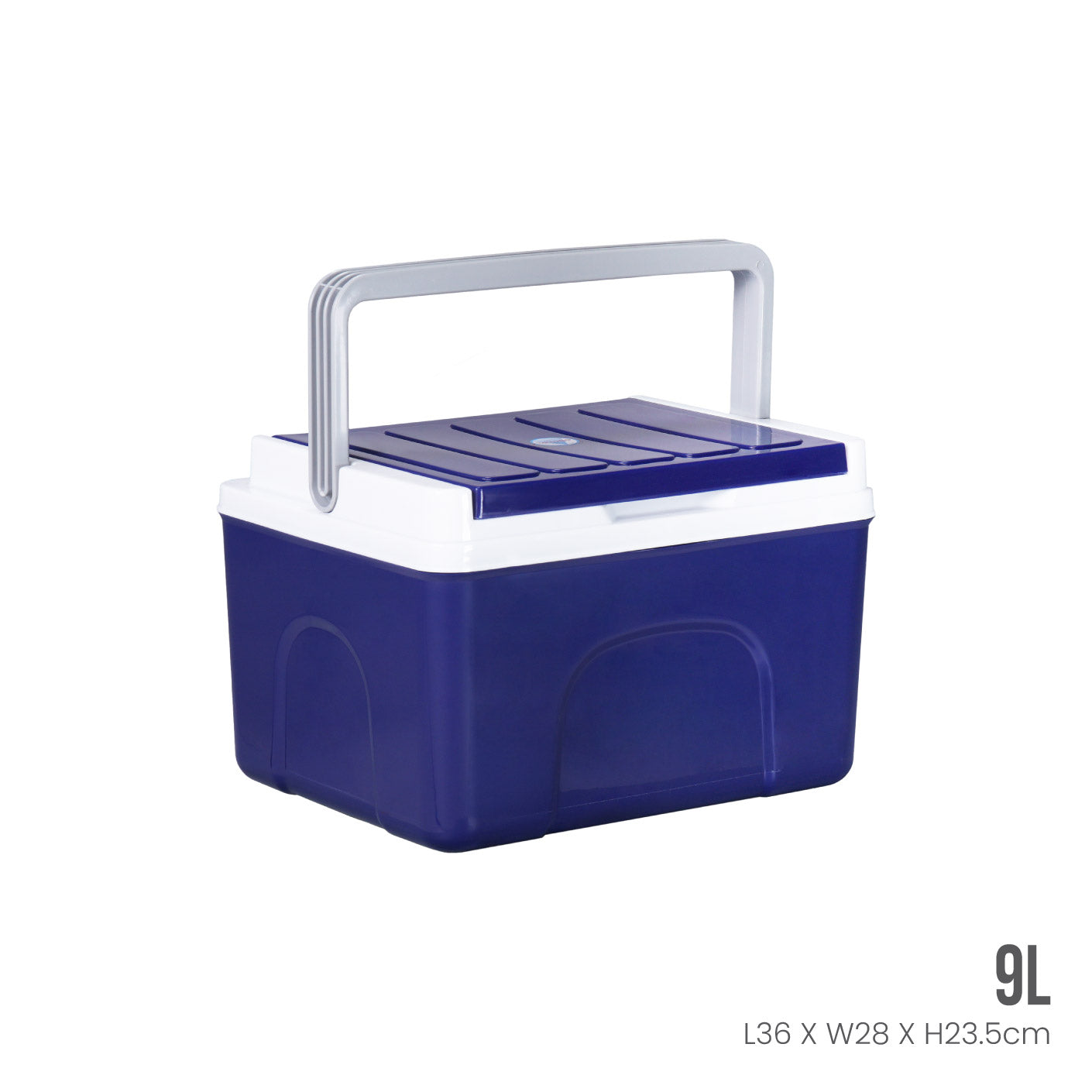 Chillmate 9L Rectangular Ice Box Cooler - Portable Insulated Picnic Basket for Camping, Beach, BBQ & Outdoor Adventures (Model 7303)