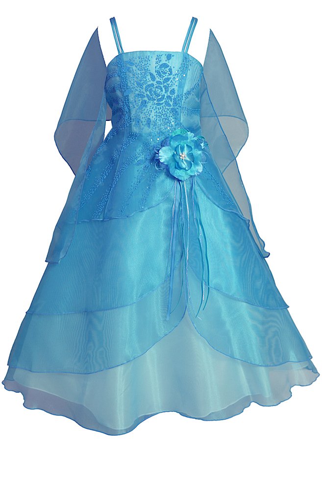 Elegant Big Girls' Wedding Flower Girl Dress - Formal Pageant Gown for Special Occasions | Perfect for Weddings, Parties & Pageants