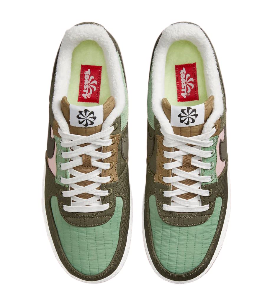 Nike Men's Air Force 1 Low DC8744-300 Toasty White Sneakers - Size 8.5 US - Casual & Streetwear Shoes for Everyday Comfort