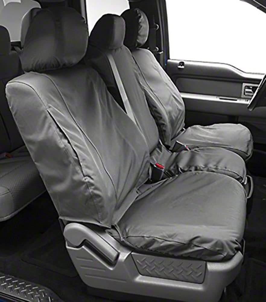 Covercraft SS3443WFGY Custom Fit Seat Covers for Cars & Trucks - Durable, Stylish Protection for Drivers & Passengers - Perfect for Daily Commute, Road Trips & Off-Road Adventures