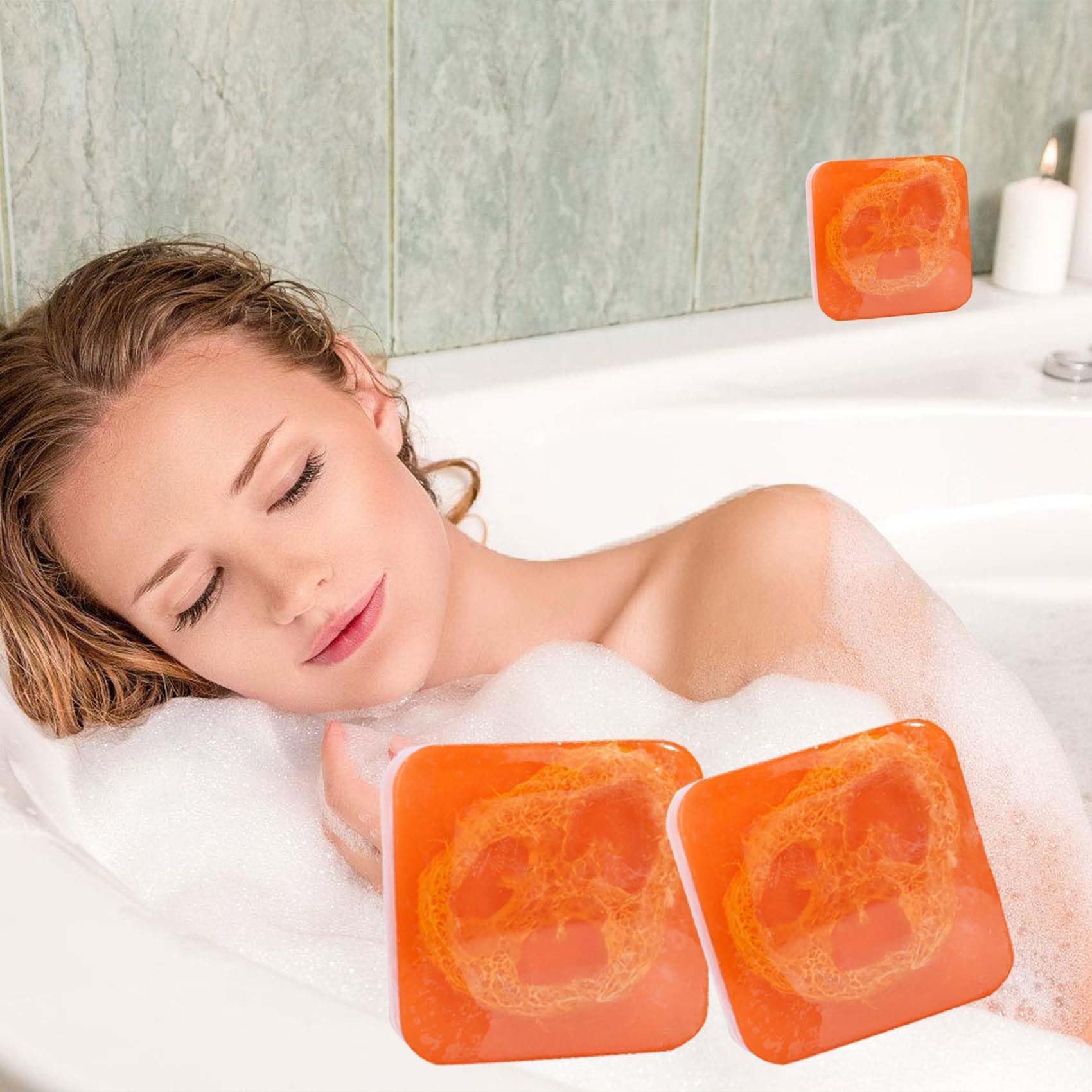 Soft7 Turmeric & Honey Soap Bar - Natural Unscented Skin Brightening Soap with Turmeric Extract & Raw Honey - Gentle Cleansing for Face & Body - Perfect for Daily Skincare Routine & Natural Glow Enhancement (Pack of 2)