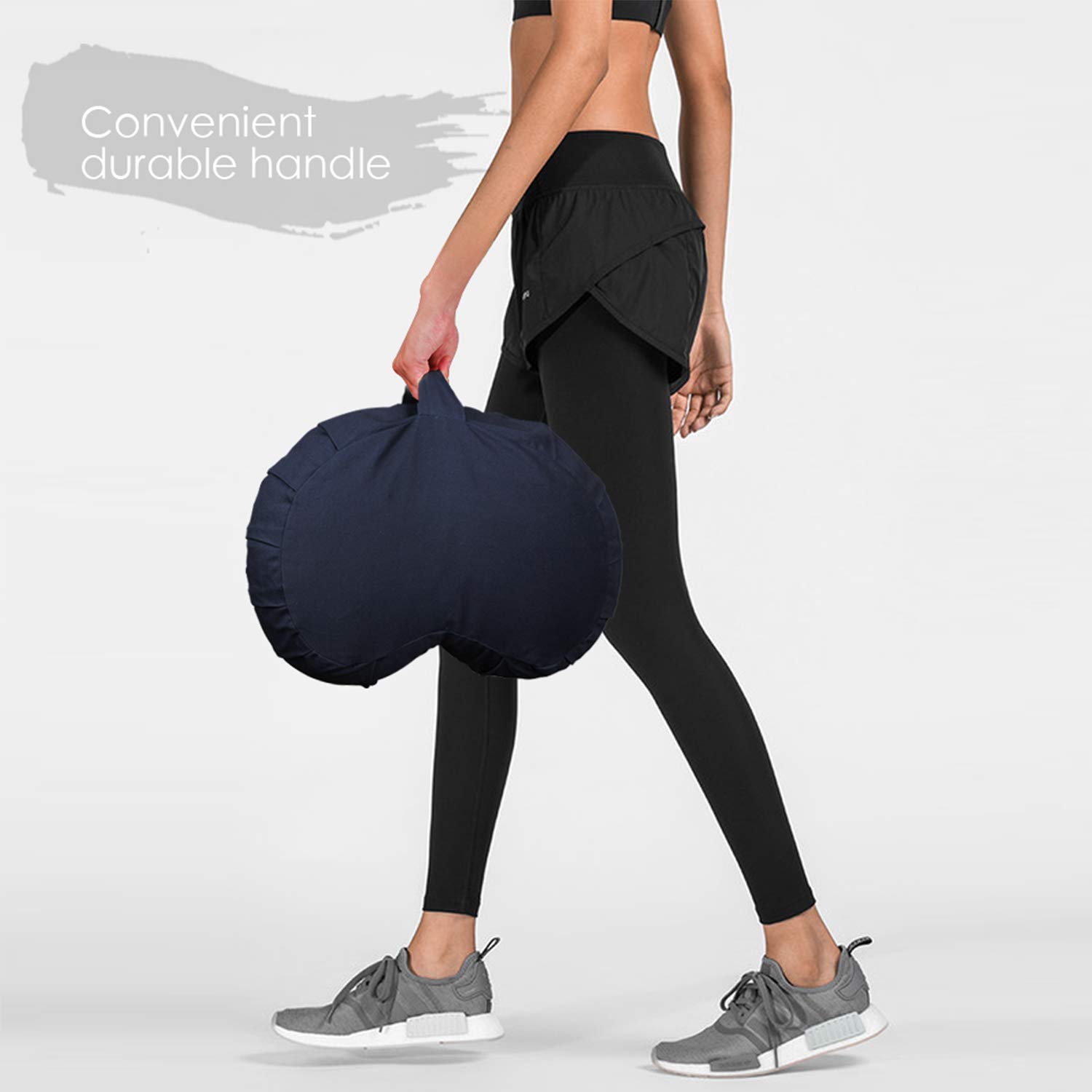Organic Cotton Zafu Meditation Cushion - 15
