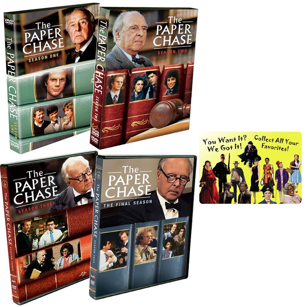 The Paper Chase: Complete Seasons 1-4 DVD Box Set with Bonus Art Card | Classic Legal Drama Series for TV Show Collectors & Law Students
