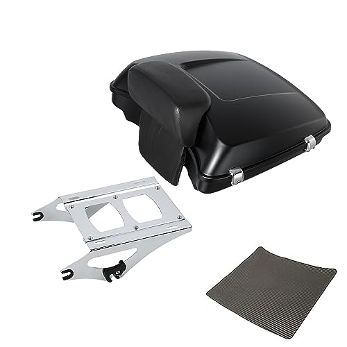 Matte Black Razor Trunk+Chrome Rack