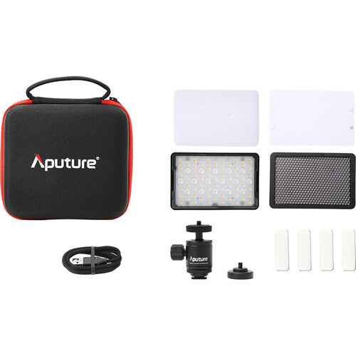 Aputure MC Pro RGB LED Light Panel - Portable Video Lighting for Photography, YouTube & Film - Perfect for Vlogging, Live Streaming & Studio Shoots
