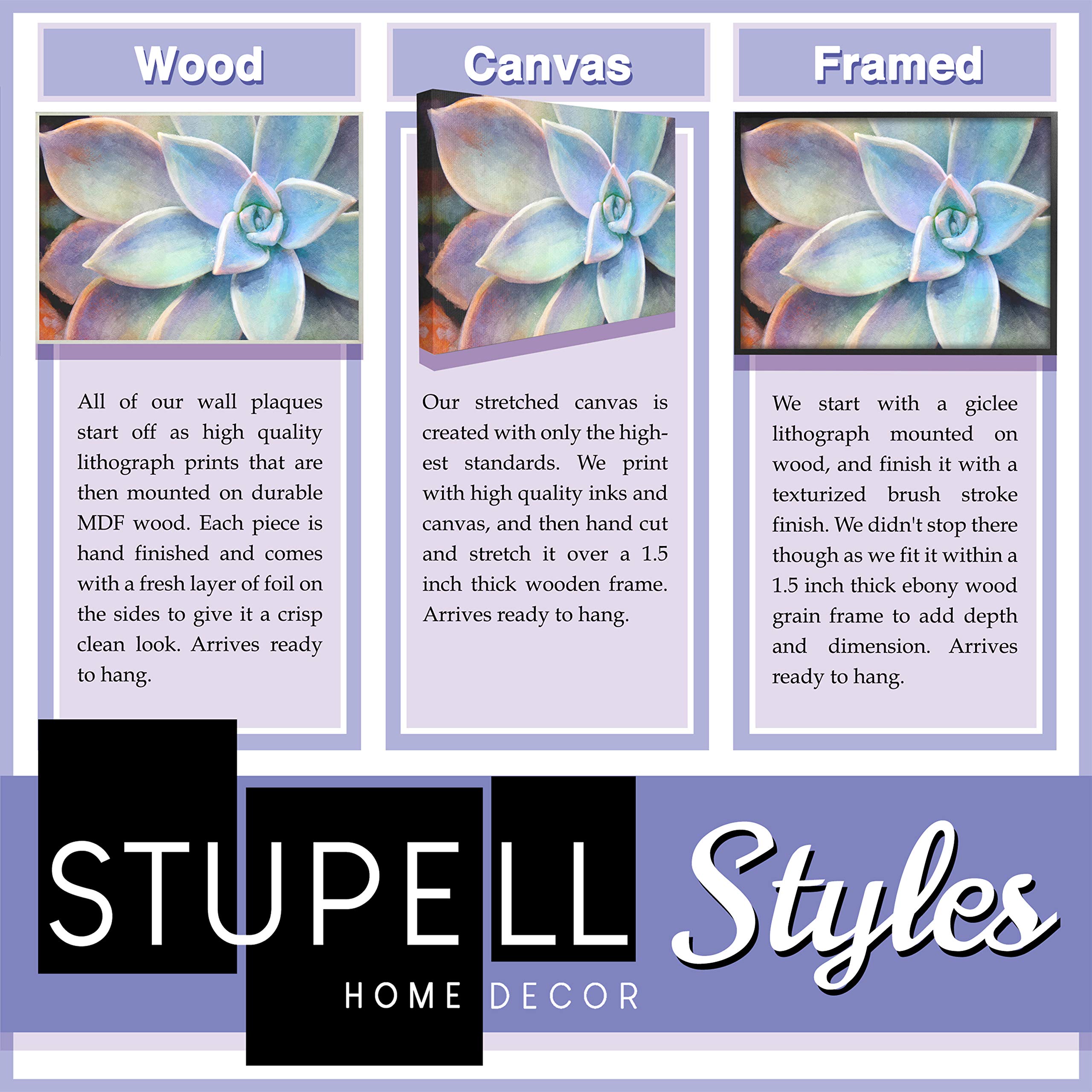Stupell Hedgehog & Stars Wall Art for Home Decor - Nursery & Living Room