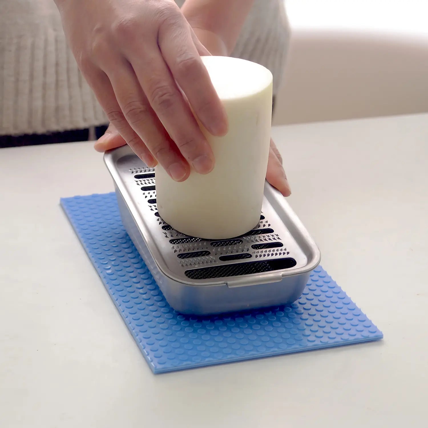 Non-Slip Hasegawa Elastomer Resin Mat - Durable Kitchen & Bathroom Grip Pad for Countertops, Sinks & Drawers