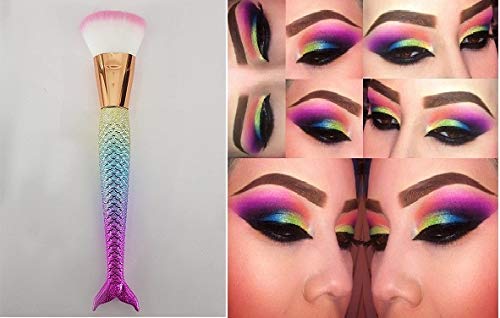 Ekan Rainbow Makeup Brush Set - Professional Face, Eye, Eyebrow & Eyeshadow Brushes for Women & Girls | Perfect for Daily Makeup, Contouring & Beauty Routines