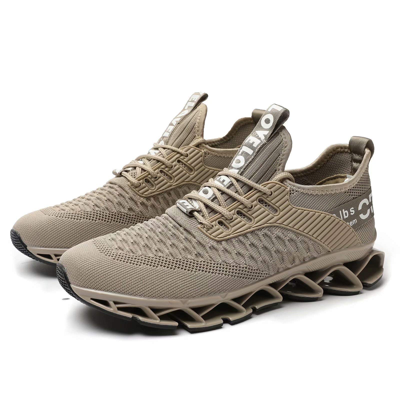 Chopben Men's Running Shoes - Non-Slip Blade Design, Breathable Mesh, Soft Sole for Athletic Walking & Casual Wear | Perfect for Gym, Jogging & Daily Use