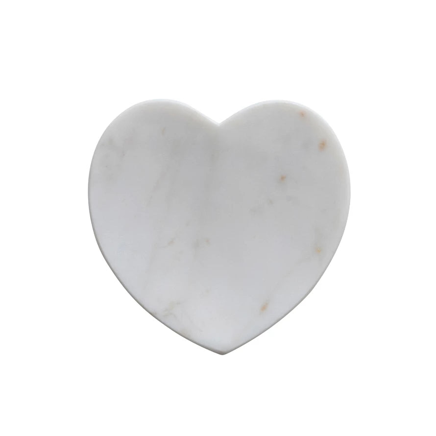 Elegant Marble Heart Dish - Perfect for Jewelry, Candles & Wedding Favors - Handcrafted Home Decor Gift for Her
