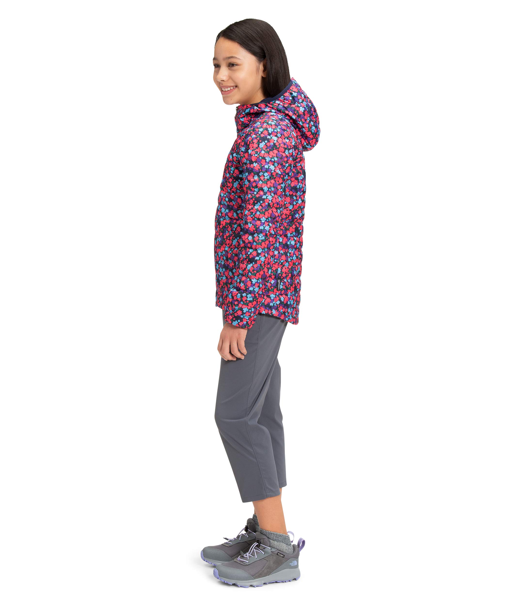 The North Face Thermoball Eco Hoodie for Girls - Lightweight Insulated Winter Jacket for Outdoor Activities & School