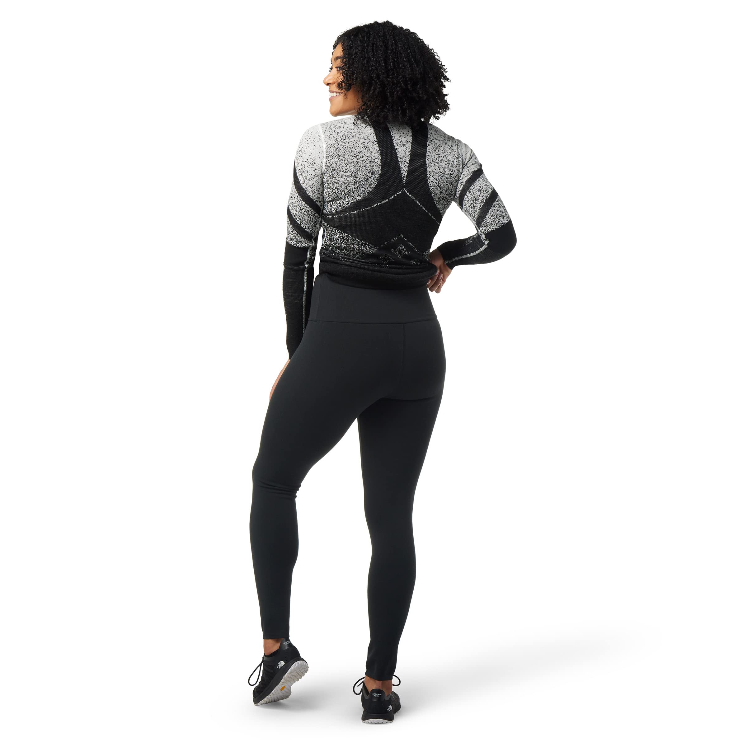 Smartwool Women's Intraknit Merino Thermal Leggings - High Rise Slim Fit Merino Wool Tights for Hiking, Yoga & Winter Layering | Warm Base Layer for Outdoor Activities
