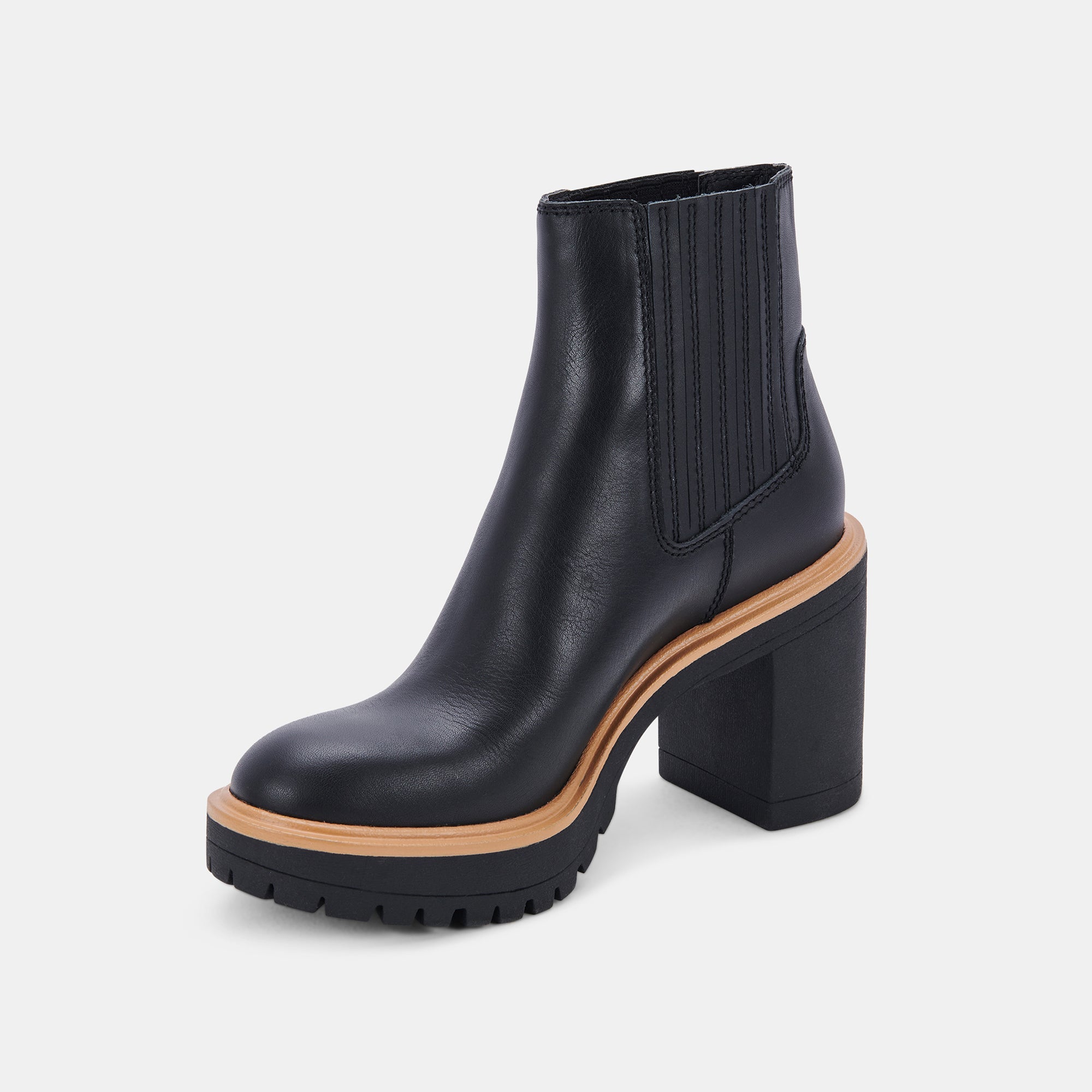 **Waterproof Leather Booties for Women - CASTER H2O BOOTIES ONYX - Stylish & Comfortable Rain Boots for Outdoor, Walking & Casual Wear**