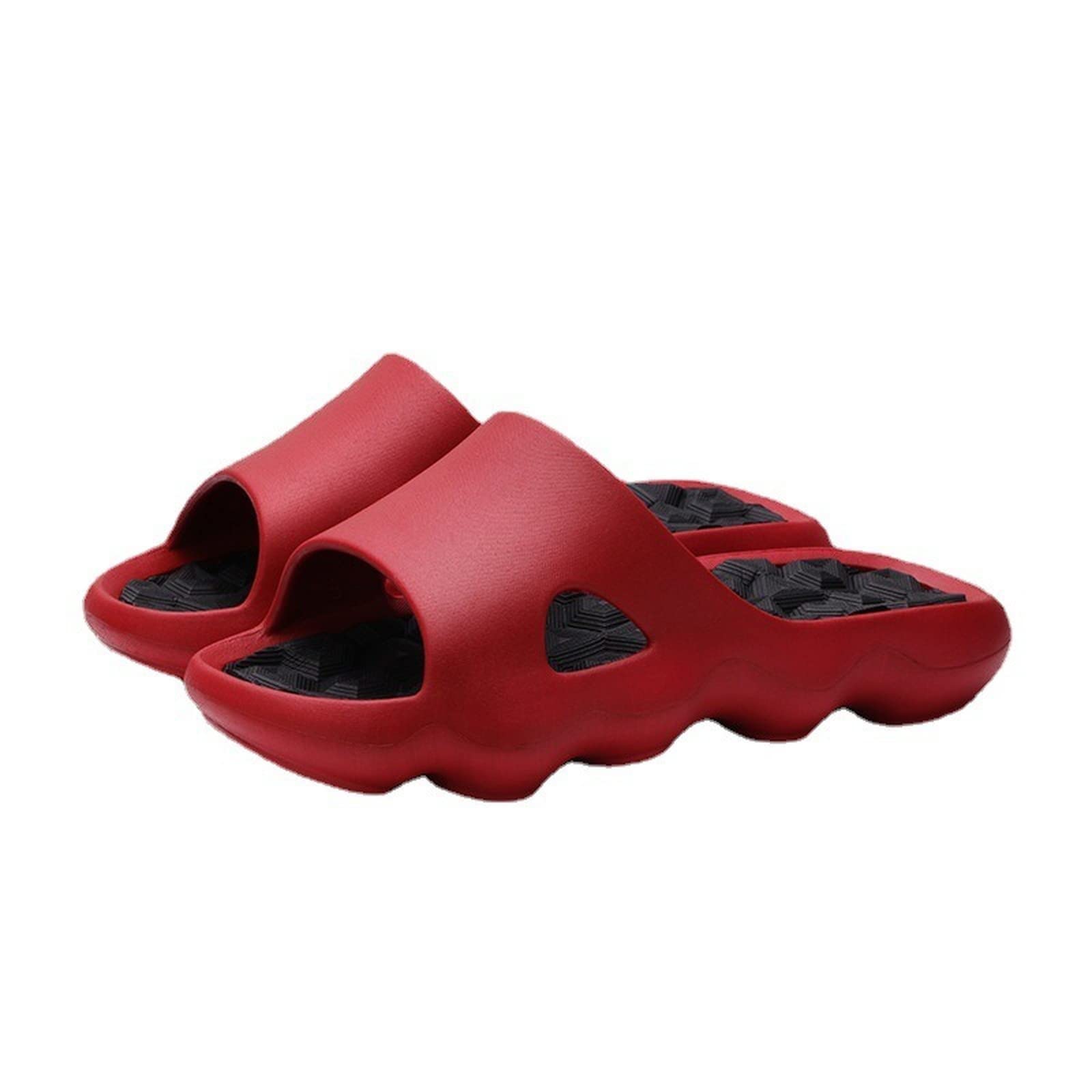 Relaxing Massage Slippers for Women & Men - Non-Slip Quick-Drying Shower Slides with Open Toe & Super Soft Thick Sole - Perfect for Bathroom, Spa, Poolside and Indoor Comfort