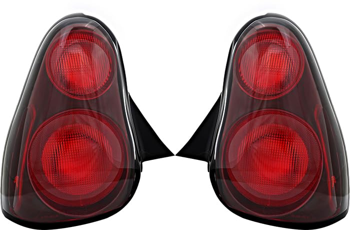Chevrolet Chevy Monte Carlo Tail Lights Lamps Set - Compatible with 2000-2005 Models - Driver & Passenger Side Replacement - Perfect for Night Driving & Car Restoration Projects
