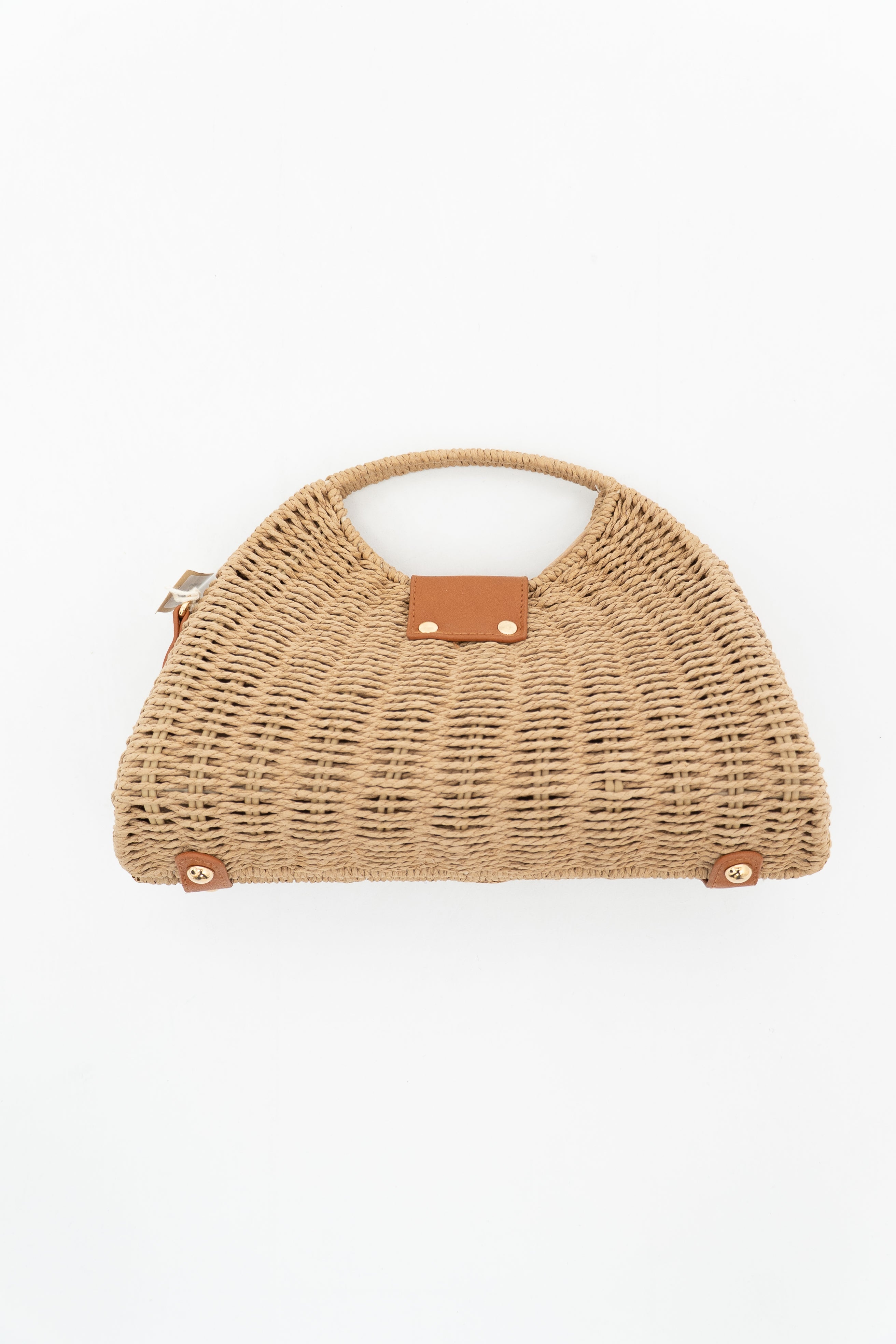 Stylish Small Rattan Handbag for Women - Eco-Friendly Woven Crossbody Purse - Perfect for Beach, Vacation & Summer Outfits